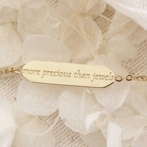 Proverbs 31 Bracelet, More Precious Than Jewels